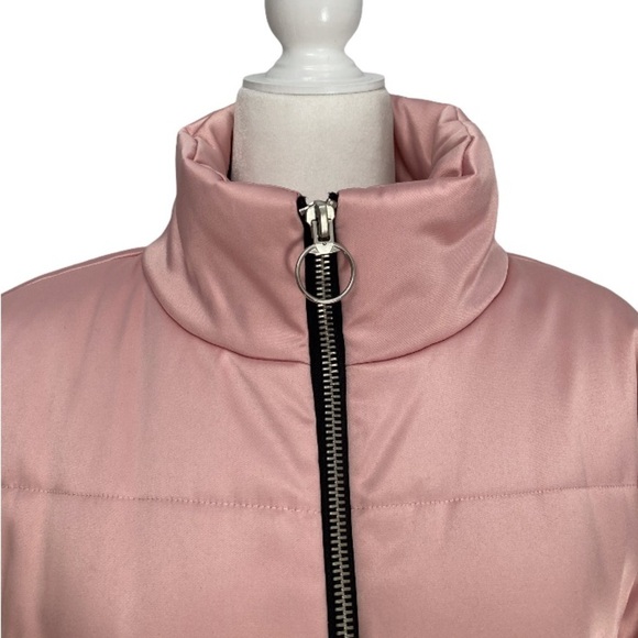 Bagatelle Heritage Pink Puffer Full Zip Jacket - Picture 7 of 10